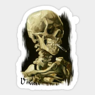 Smoking Cadaver - Vincent Van Gogh: Sticker